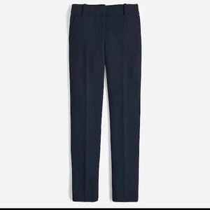 J. Crew Cameron slim crop pant in four-season stretch | navy, 12 Tall